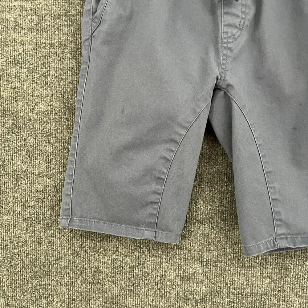 Tucker + Tate Boys Chino Shorts Size 10/12 Blue Pull On Elastic Waist Bermuda